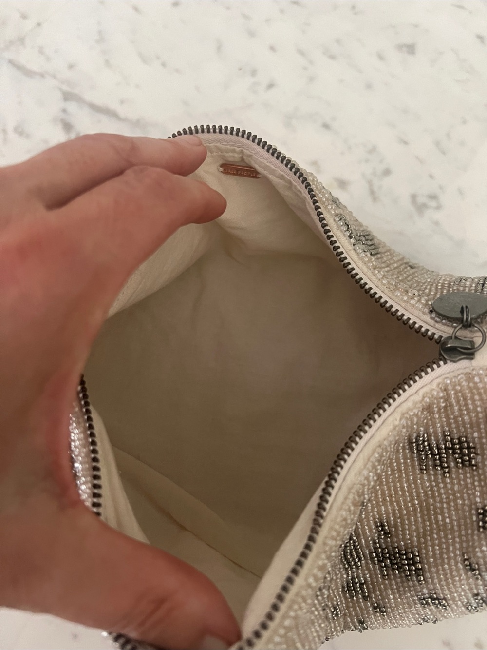 Free People Bailey Beaded Barrell Shoulder Bag - Picture 8 of 8